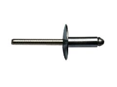 250 x Standard Blindniet Edelstahl A2/A2 Großkopf 4,8x12x16 - Klemmbereich: 6,0-8,0mm