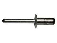 500 x Multigrip Nieten Alu/Stahl Flachkopf 3,2x12,7 - Klemmbereich: 5,5-9,5mm