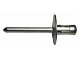 500 x Multigrip Nieten Alu/ A2 Großkopf 3,2x9,5x9,5...