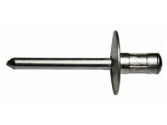 250 x Multigrip Nieten Alu/ A2 Großkopf 4,8x17x16 - Klemmbereich: 6,4-12,7mm