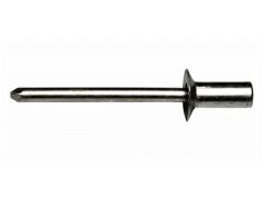 500 x Dicht-/Becherniet Alu/Alu Senkkopf 4,8x14 - Klemmbereich: 7,5-9,0mm