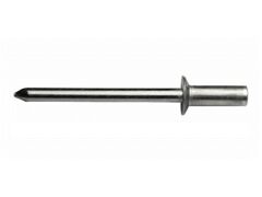 500 x Dicht-/Becherniet Alu/ A2 Senkkopf 4,8x17 - Klemmbereich: 10,5-12,0mm