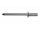 500 x Dicht-/Becherniet Alu/ A2 Senkkopf 4,8x17 - Klemmbereich: 10,5-12,0mm