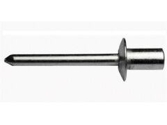 500 x Dicht-/Becherniet Stahl/Stahl Flachkopf 4,0x12 - Klemmbereich: 5,0-6,5mm