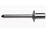500 x Dicht-/Becherniet Stahl/Stahl Flachkopf 4,8x08 -...