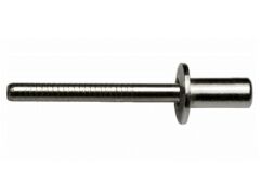 500 x Dicht-/Becherniet Edelstahl A2/A1 Flachkopf 3,2x9,5 - Klemmbereich: 3,0-5,0mm