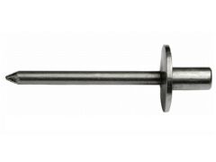 250 x Dicht-/Becherniet Edelstahl A2/A1 Großkopf 4,8x9,5x14 - Klemmbereich: 3,0-4,5mm