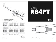 Blindnietenzange QR-64PT für hochfeste Blindnieten - 3,0 bis 6,4mm