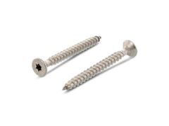 500 Stück Senkkopf-Universalschrauben Edelstahl A2 Vollgewinde- 3 x 12 - TX10