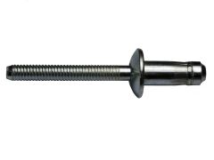 250 x H-Power Hochfeste Blindniet Stahl/Stahl Flachkopf 6,4x14,5 - Klemmbereich: 6,8-8,8mm