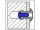 500 x Grooved Rillierte Blindniet Alu/Stahl Flachkopf 4,8x12 - Klemmbereich: max,8mm