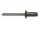 250 x Grooved Rillierte Blindniet Alu/Stahl Flachkopf 4,8x20 - Klemmbereich: max,16mm