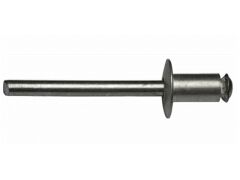 500 x Peel Spreizblindniet Alu/Stahl Flachkopf 3,2x08 - Klemmbereich: 0,0-1,0mm