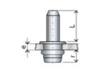 250 x Blindnietschrauben / Stahl verzinkt / M6x15 / 0.5 -...