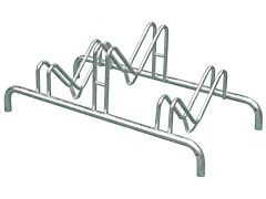 Mehrfach-Fahrradständer Form M, 1000x515, 3 Einstellplätze doppelseitig