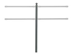 ZwischenpfostenBella, für 2Querrohr.anthr,