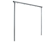 Wäschetrockengerüst, Stahl verzinkt 48mm Rohr 3500x2548