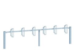 Fahrradständer Hagen, Grundelement zum Einbetonieren, 6 EP/90° einseitig