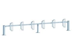 Fahrradständer Hagen, Grundelement zum Aufschrauben, 6 EP/90° einseitig