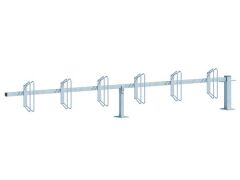 Fahrradständer Hagen, Anbauelement zum Aufschrauben, 6 EP/90° einseitig