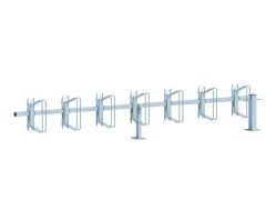 Fahrradständer Hagen, Anbauelement zum Aufschrauben, 14 EP/45° doppelseitig