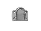 Öse auf Platte 35 x 35 x 3 mm, hell verzinkt