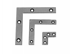 Einlassecken 60 x 60 mm, hell verzinkt