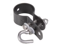 Schelle für Geflechtspannstäbe, Anthrazit-Metallic - 34mm