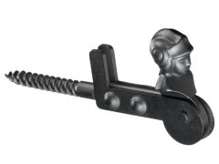 Feststeller hell verzinkt, zum Einschrauben mit Anschlag - 120mm lang