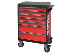 Bestückter Werkstattwagen GALAXY mit 7 Schubfächern und 148-tlg. Bestückung Rot/A