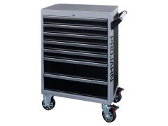 Bestückter Werkstattwagen GALAXY mit 7 Schubfächern und 179-tlg. Bestückung Schwarz