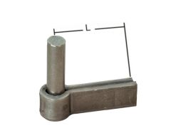 Haken P zum anschweissen Dorn 13mm Länge 90mm - blank