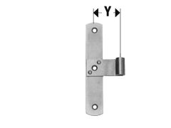 Fenster-Mittelband Rolle 8mm / 150 mm, feuerverzinkt