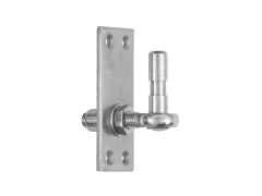 Haken D4 13, 1-fach verstellbar, hell verzinkt