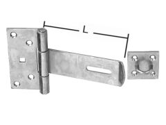 Überfalle mit Öse, 110mm hell verzinkt