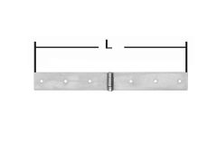 Kistenband leicht 500 mm, hell verzinkt