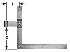 1 Paar Winkelband 16mm Rolle / 400x1000, hell verzinkt