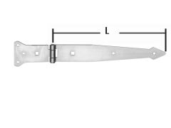 Werfgehänge schwer 600 mm, hell verzinkt