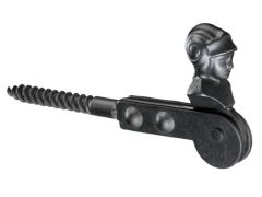 Feststeller Frauenkopf ohne Anschlag 120 mm, hell verzinkt