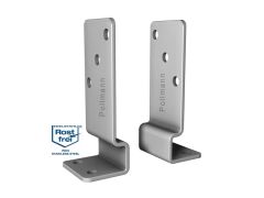 Pfostenträger ATLAS zweiteilig V2A