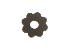 Unterlegscheibe / Rosette 12,5 mm Bohrung, schwarz