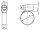 25 Stück Schlauchschellen mit Schneckenantrieb, Form A DIN 3017 A2 70-90/12