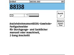 1 x AMECOIL-Gewinde Fertigbohrer M24 x 2 für Einsätze