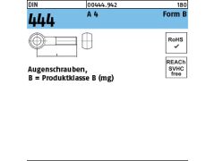 1 x Augenschrauben DIN 444 Form B M16x100 Edelstahl A4