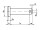 10 x Steckbolzen DIN 1444 Form B, 20x50 / 42 mit Splintloch, verzinkt