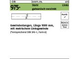 1 x Gewindestangen DIN 975 Stahl M12 -LH (Linksgewinde)...