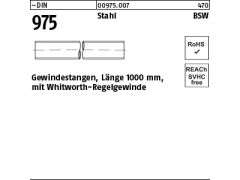 1 x Gewindestangen DIN 975 Stahl WW 5/8 (blank/schwarz)
