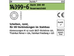1 x HV Scheiben EN 14399-6 M12 - Peiner Feuerverzinkt