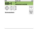1 x Kronenmuttern DIN 935 -1 8 M36 verzinkt