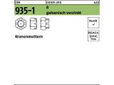 5 x Kronenmuttern DIN 935 -1 8 M42 verzinkt